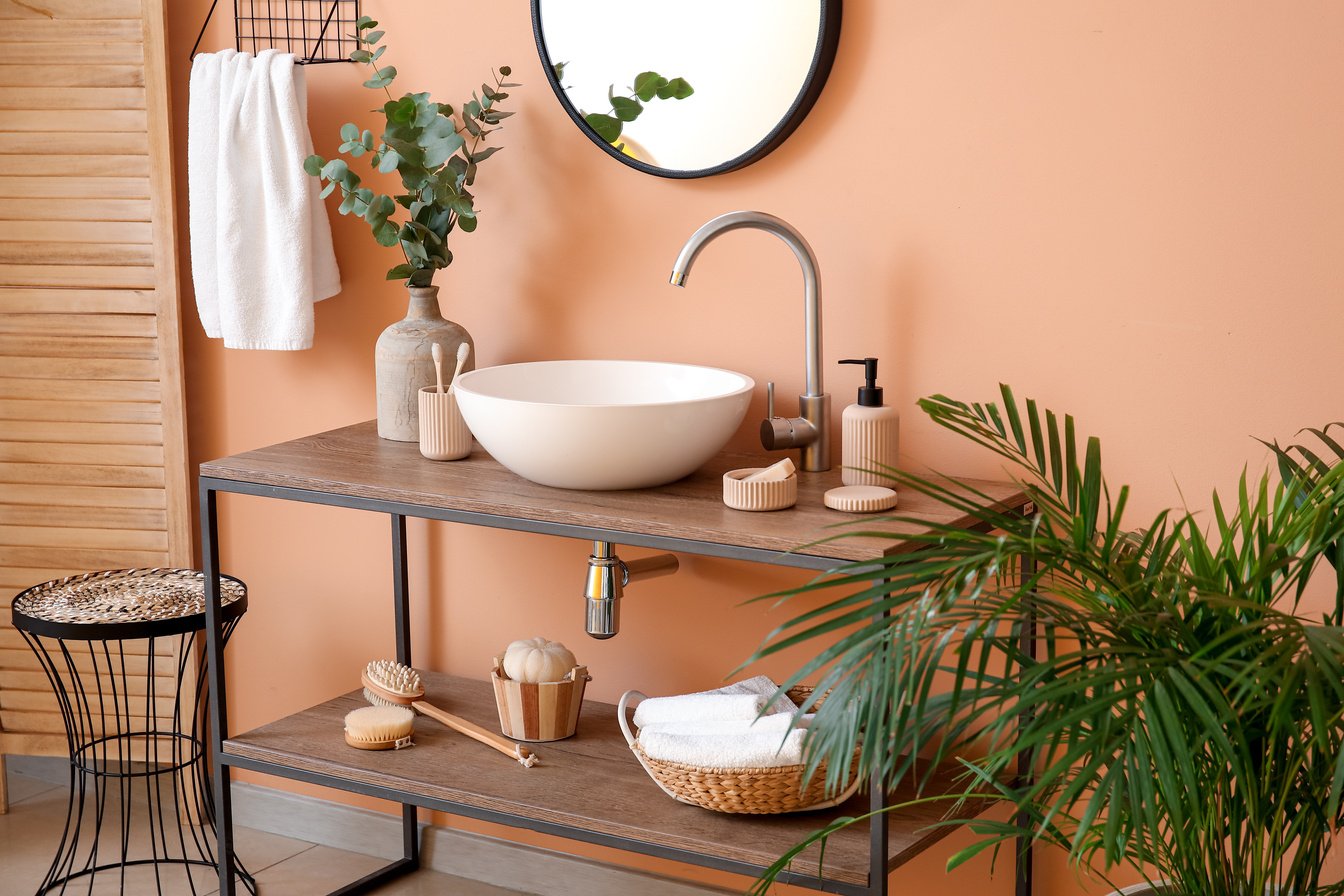 Interior of Stylish Bathroom